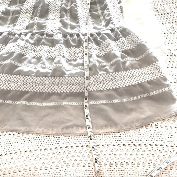 Gianni Bini Eryn Crochet Stripe Midi Dress Size Small - Picture 11 of 16